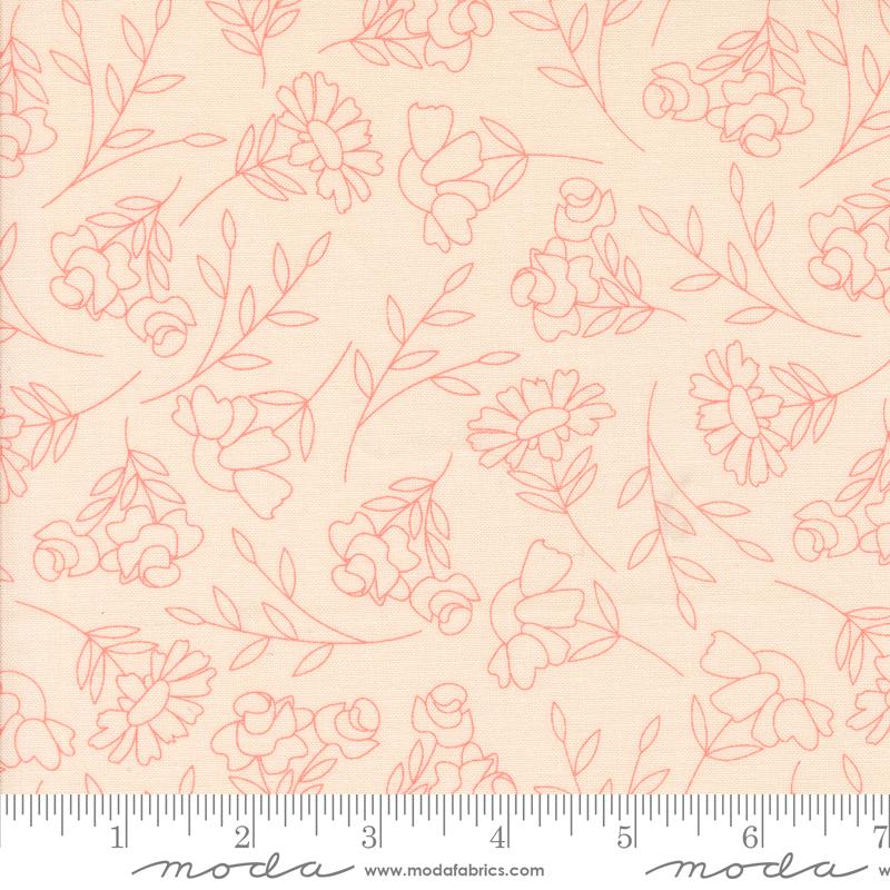 Abloom Spring Sketch Florals Pale Pink 29211 14