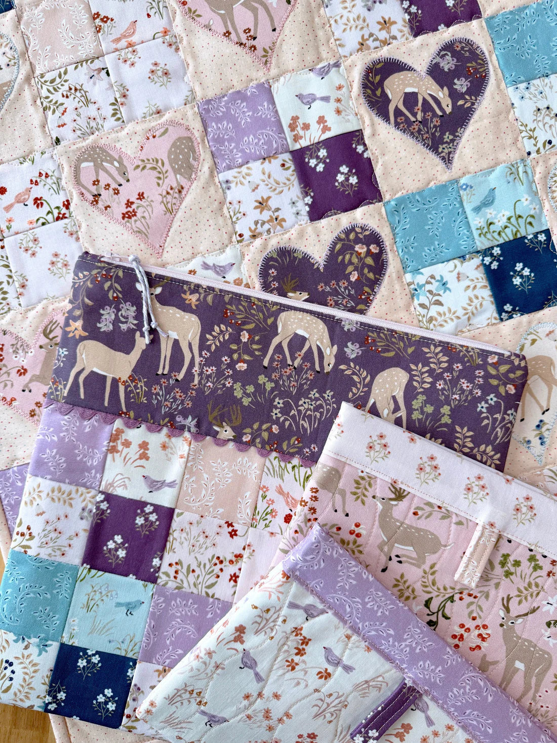 My Darling Deer by Poppie Cotton Fat Quarter Bundle DD25996