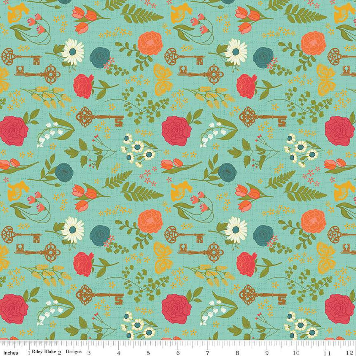 First Blooms Pressed Flowers Glacier C16321