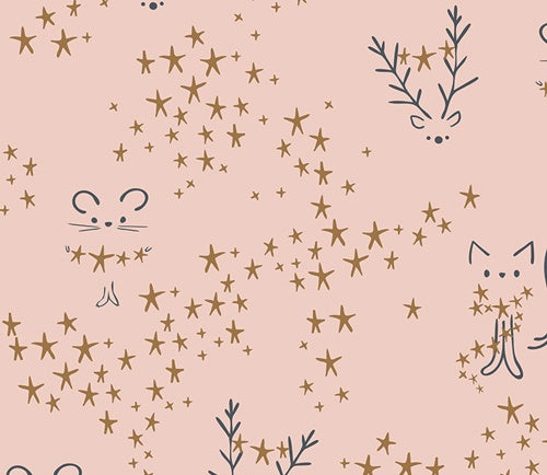Pink & Gray Christmas Curated Bundle from Art Gallery Fabrics