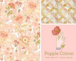 Unicorn Dreams 10 inch Precuts by Ginger Deverell for Poppie Cotton UD25727