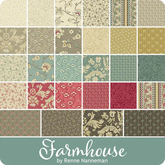 Farmhouse by Renee Nannerman for Andover Fabrics  10" squares
