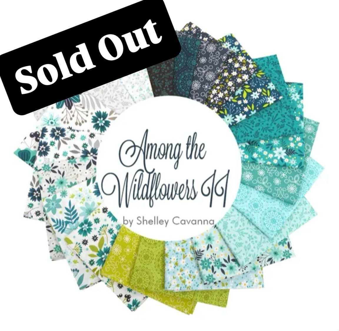 Among The Wildflowers II by Shelley Cavanna for Benartex