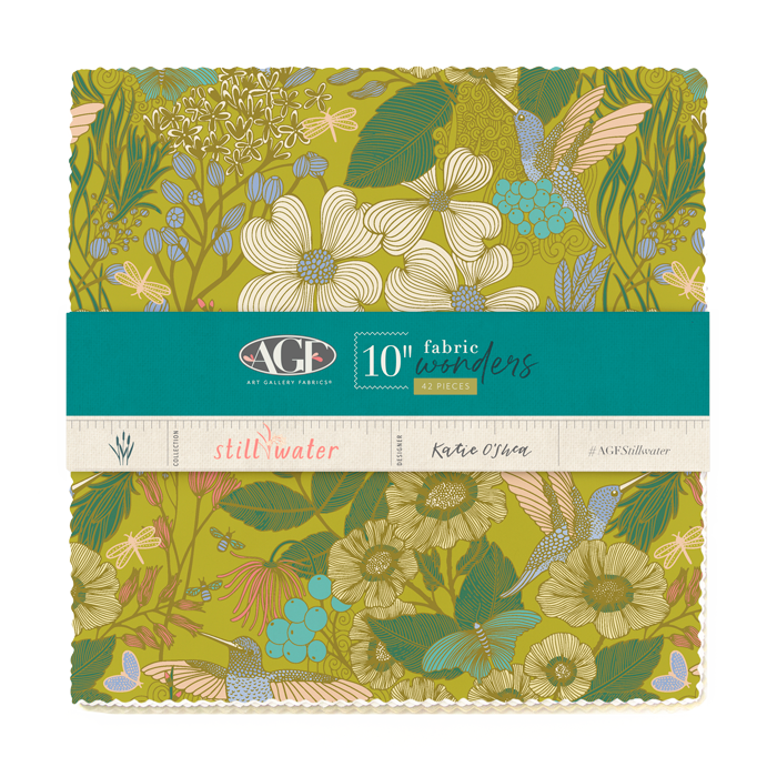 Stillwater- 10" Fabric Squares by Katie O'Shea for Art Gallery Fabrics    10 10W-STW