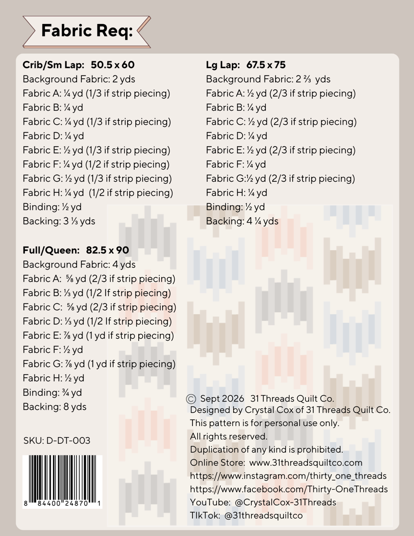Shifting Arrows Quilt Pattern (PDF)