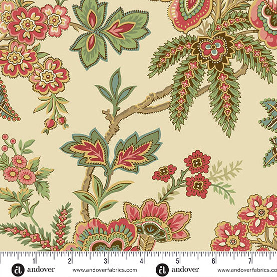 Jingle Bells by Laundry Basket Quilts for Andover Fabric  (10" Layer Cake) 10-JING-42