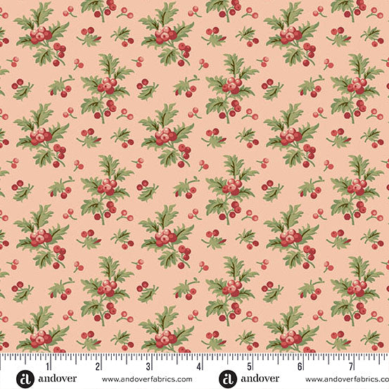 Jingle Bells by Laundry Basket Quilts for Andover Fabric  (10" Layer Cake) 10-JING-42