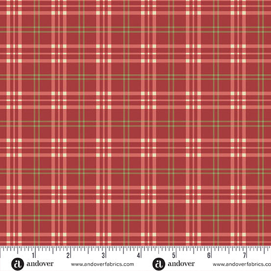 Jingle Bells by Laundry Basket Quilts for Andover Fabric  (10" Layer Cake) 10-JING-42