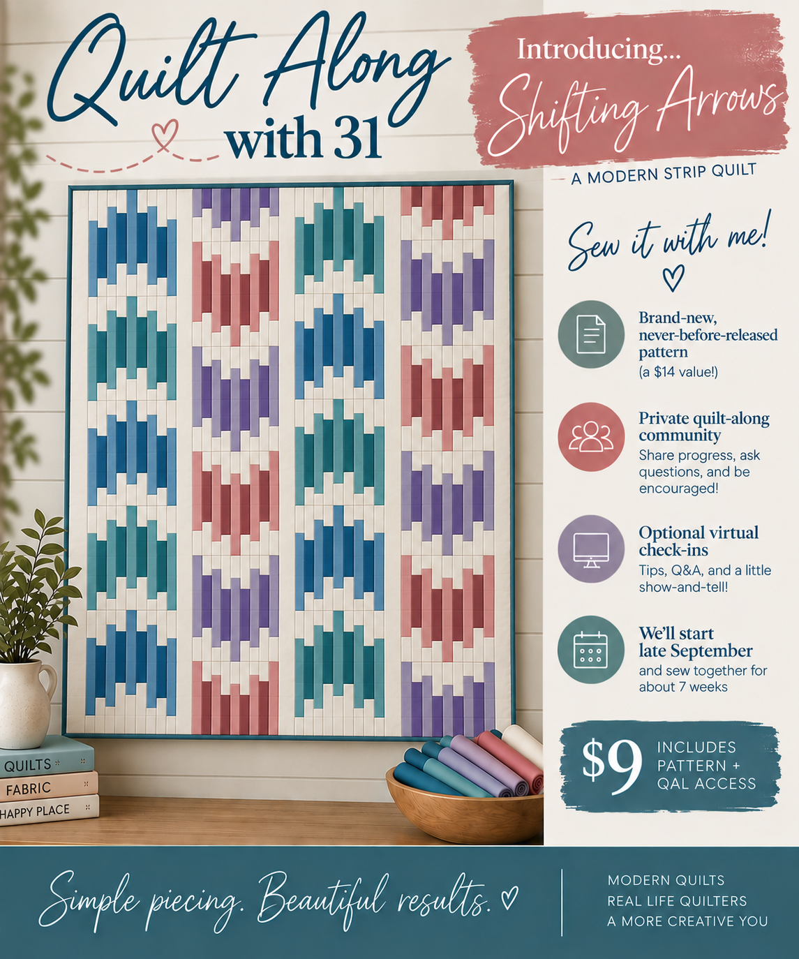 Shifting Arrows Quilt-A-Long