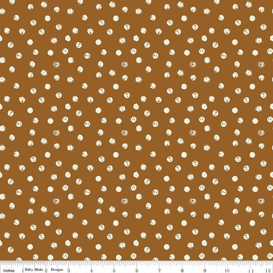 Blush 'n Butterscotch Dot Cinnamon -C15593