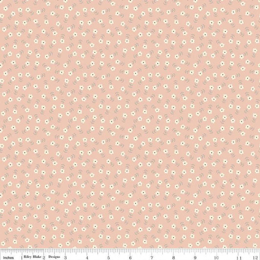 Blush 'n Butterscotch Ditsy Floral Blush -C15594