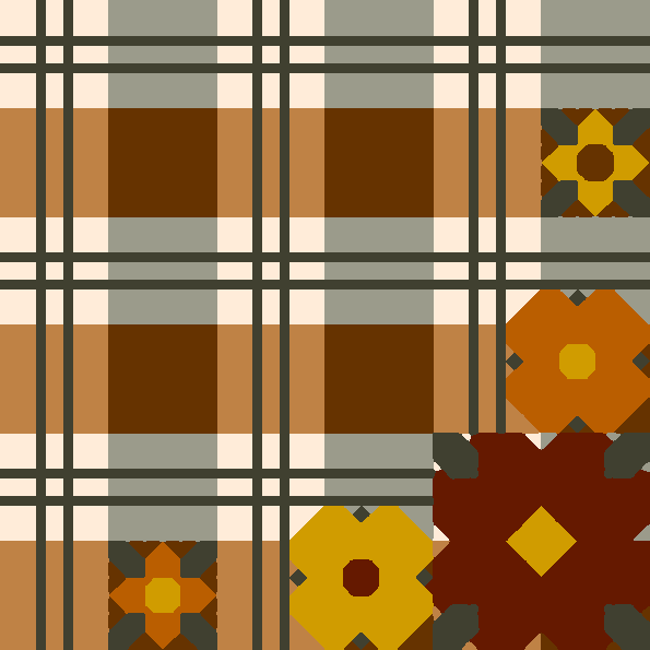 Plaid & Petals Quilt Pattern (PDF)