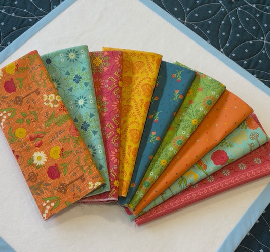 First Blooms by Riley Blake Designs 9 Piece Fat Quarter Bundle