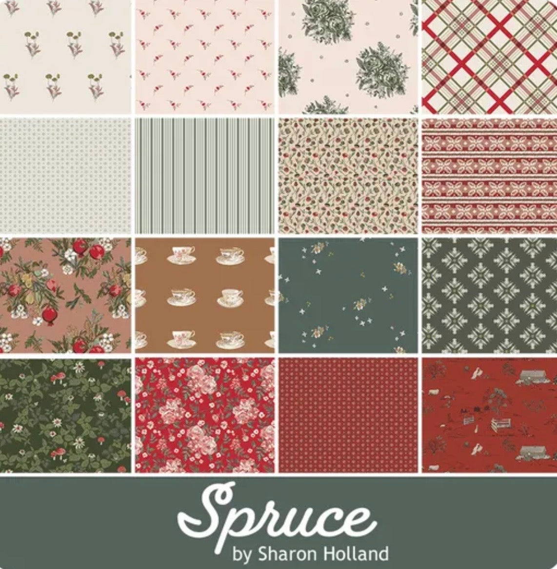 Spruce 10 inch stacker by Sharon Holland for Art Gallery Fabrics    10W-SPR