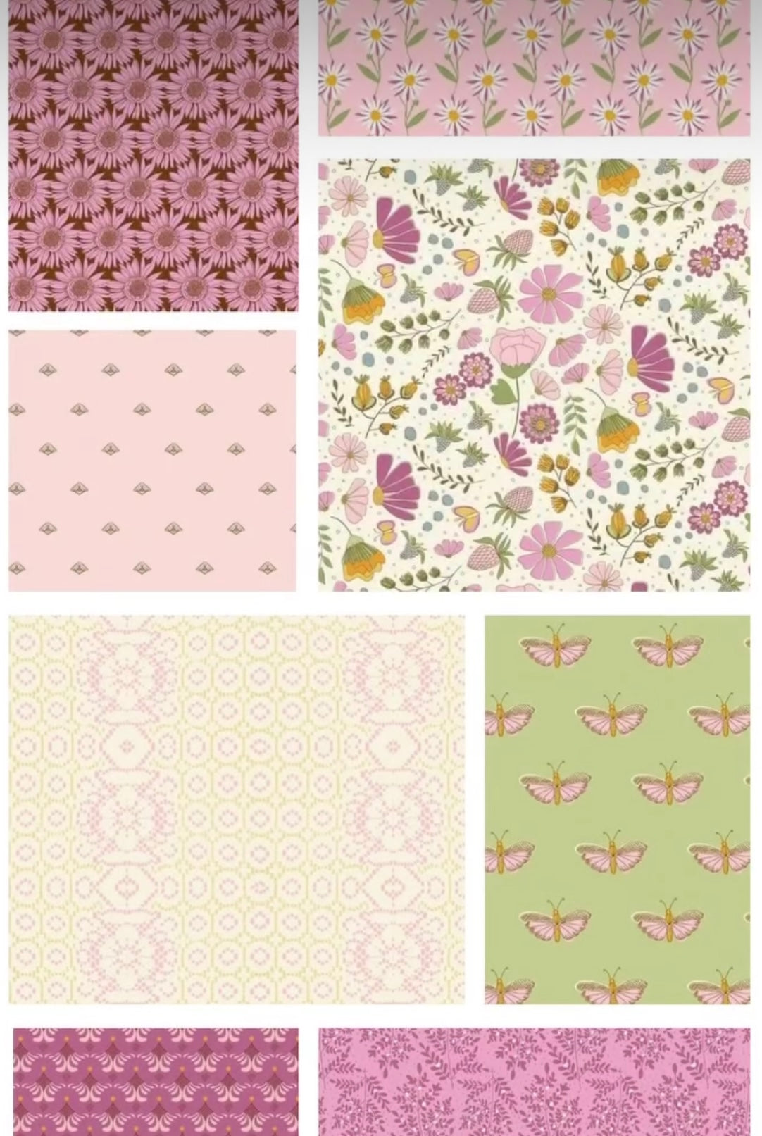 Flourish 10 inch stacker by Alexandra Bordallo for Andover Fabrics