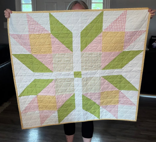 Custom Star Lap Quilt 42x42 (Quilt #1)