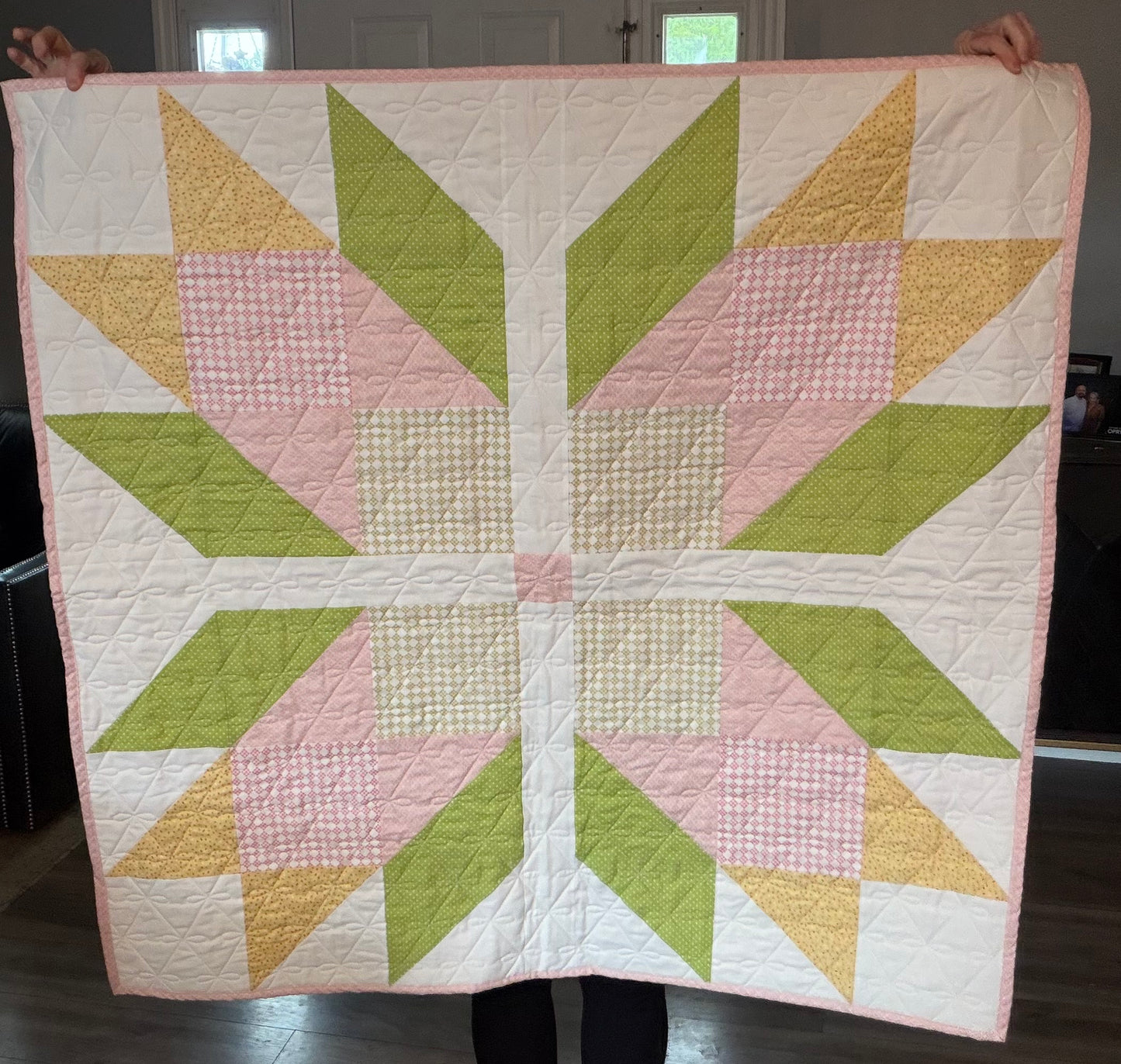 Custom Star Lap Quilt 42x42 (Quilt #2)