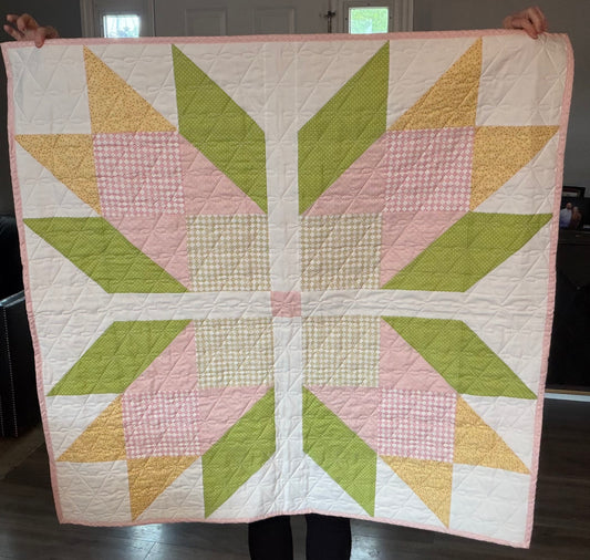 Custom Star Lap Quilt 42x42 (Quilt #2)