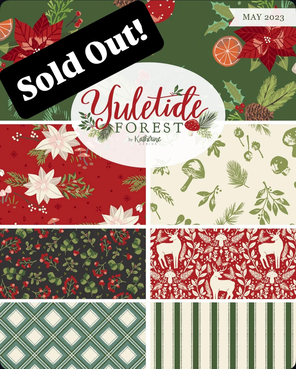 Yuletide Forest by Riley Blake Designs 10 inch Stacker