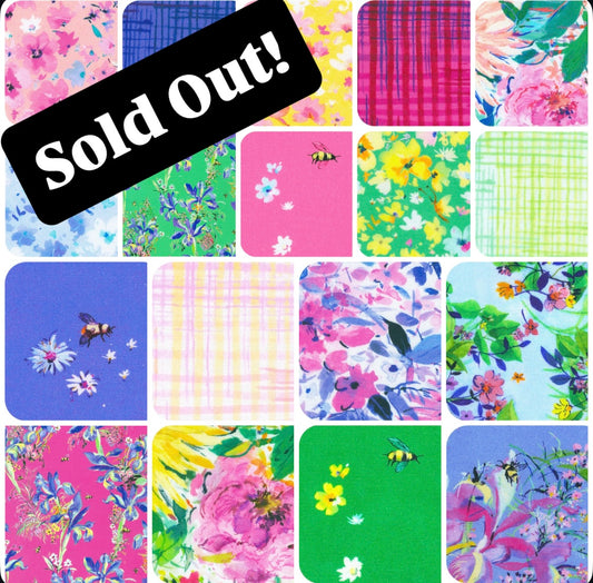 Bee Free by Lauren Wan for Robert Kaufman Fabrics Fat Quarter Bundle