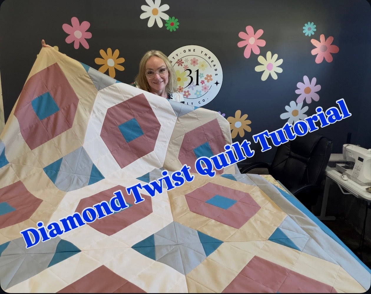Diamond Twist Quilt Pattern (PDF)