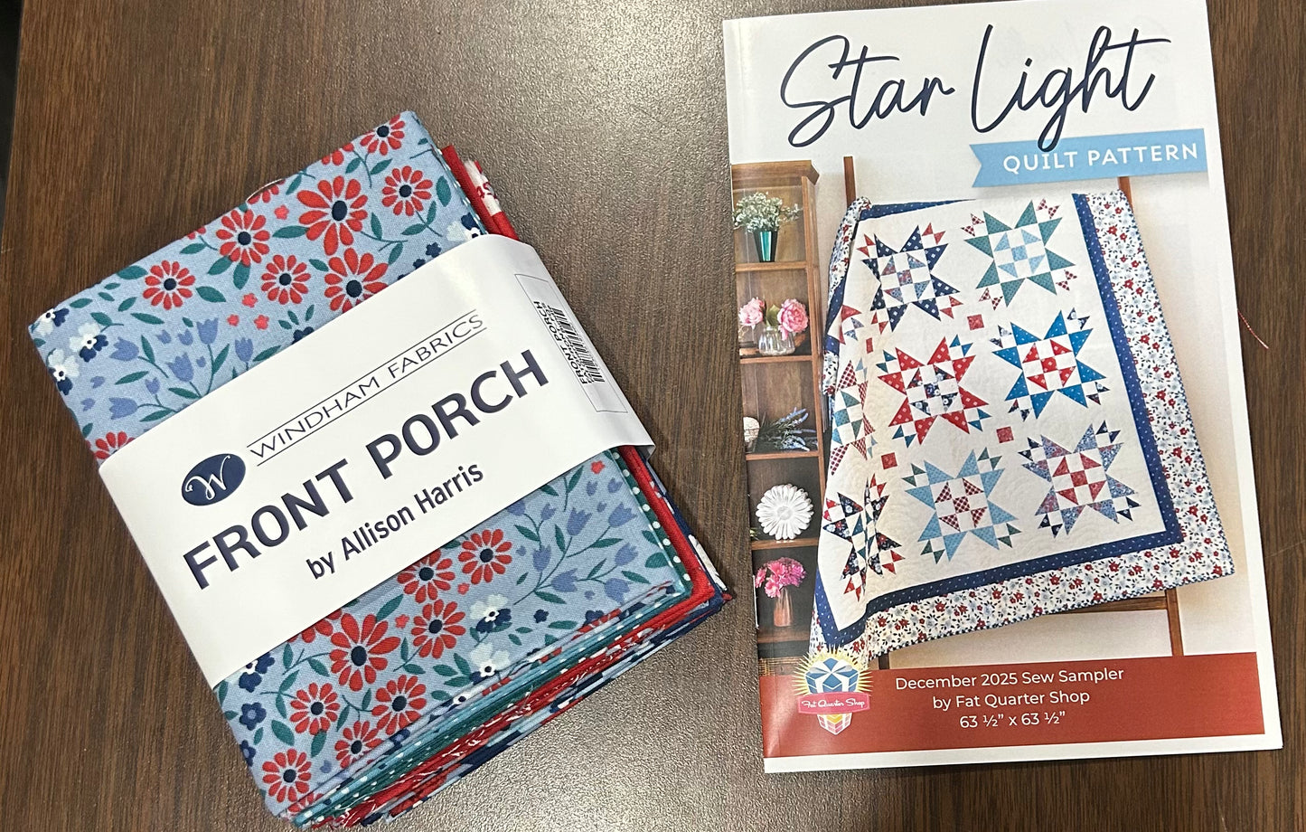 Star Light Front Porch Fat Quarter Bundle with Free Pattern Included