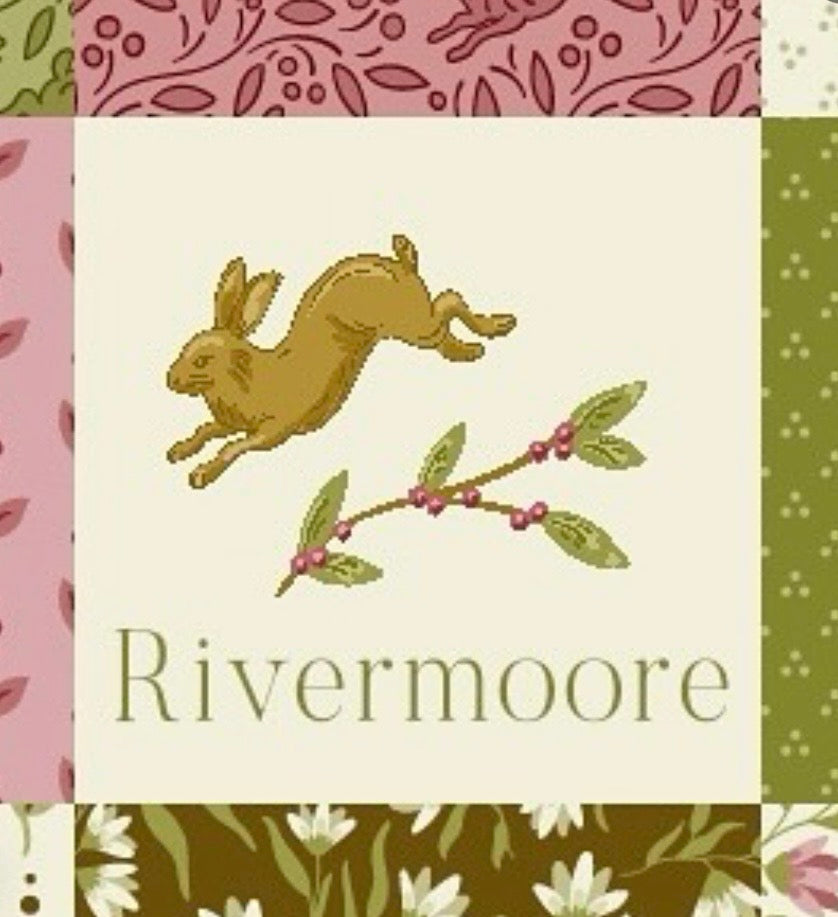 Rivermoore by Judy Jarvi for Andover Fabric 10 inch squares