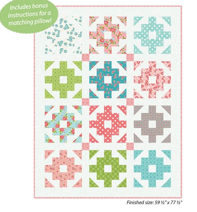 Blush 'n Butterscotch Picnic Time Quilt Kit