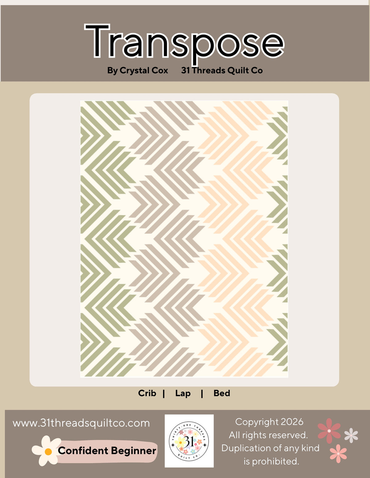 Transpose Quilt Pattern (PDF)
