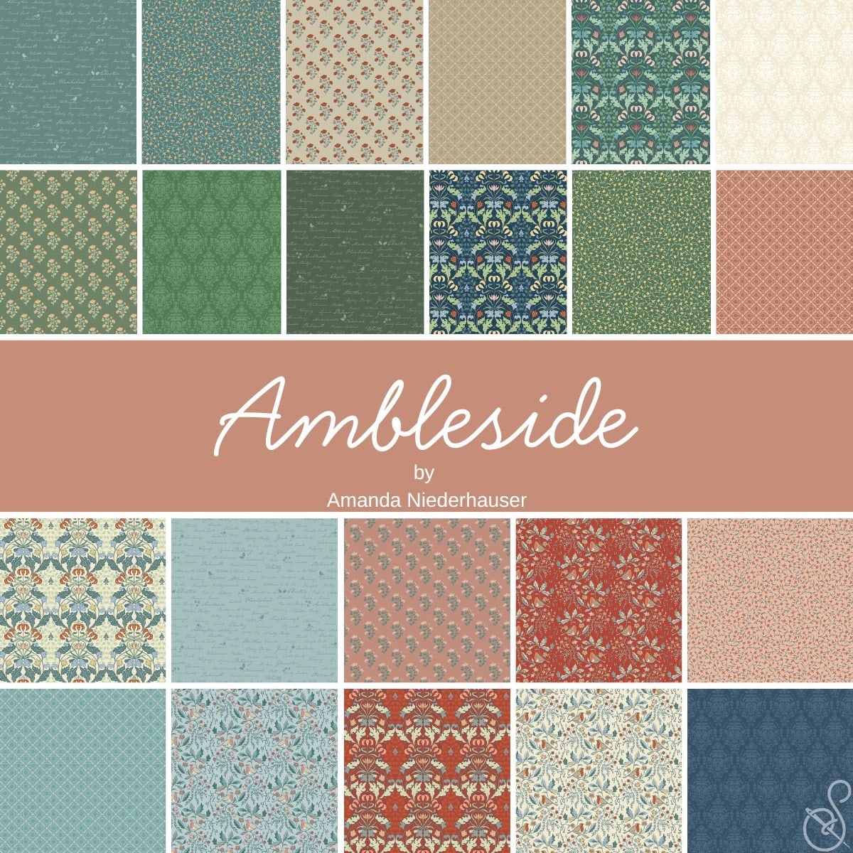 Ambleside Fat Quarter Bundle by Amanda Niederhauser for Riley Blake Designs (22 FQs)