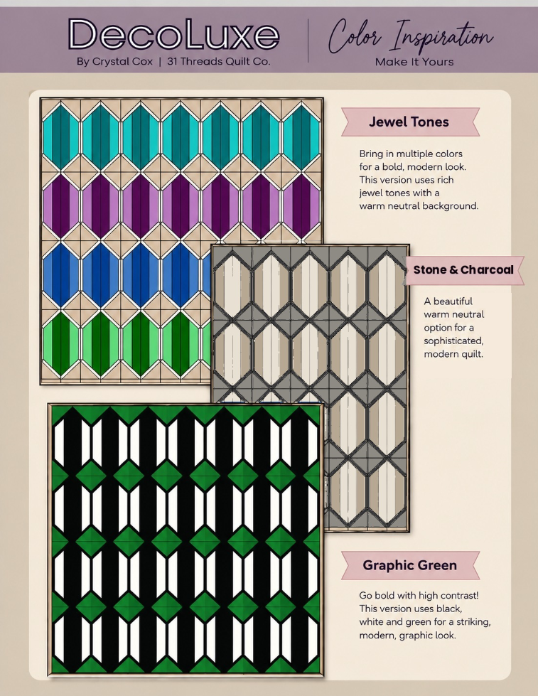 DecoLuxe Quilt Pattern (PDF)