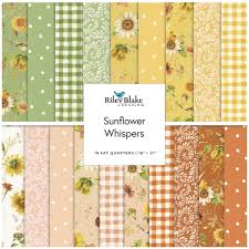 Sunflower Whispers 10 inch Stacker by Riley Blake Designs  10-16670-42