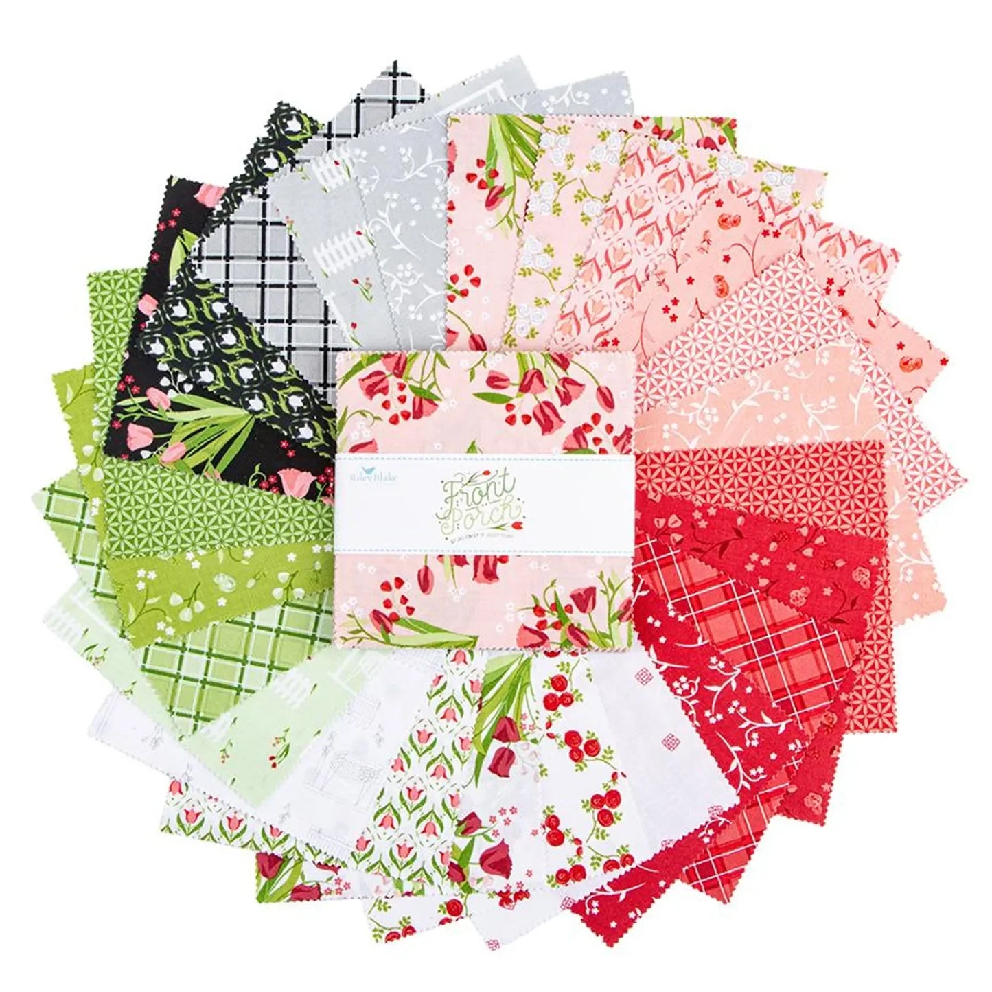 Front Porch by Jill Finley for Riley Blake Designs 10" stacker   10-17210-42