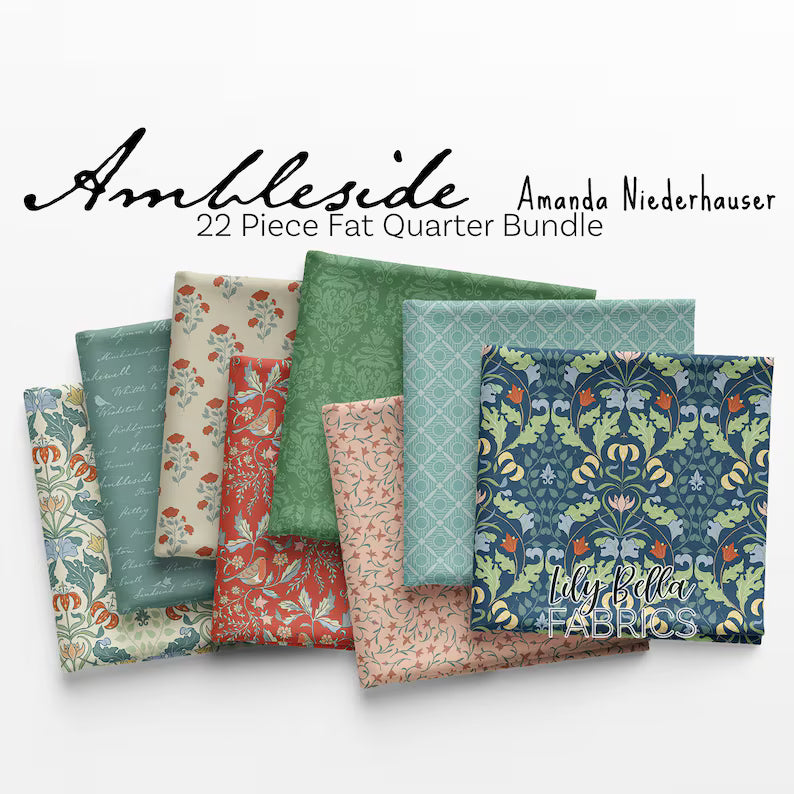 Ambleside Fat Quarter Bundle by Amanda Niederhauser for Riley Blake Designs (22 FQs)