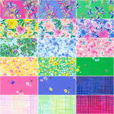 Bee Free by Lauren Wan for Robert Kaufman Fabrics Fat Quarter Bundle