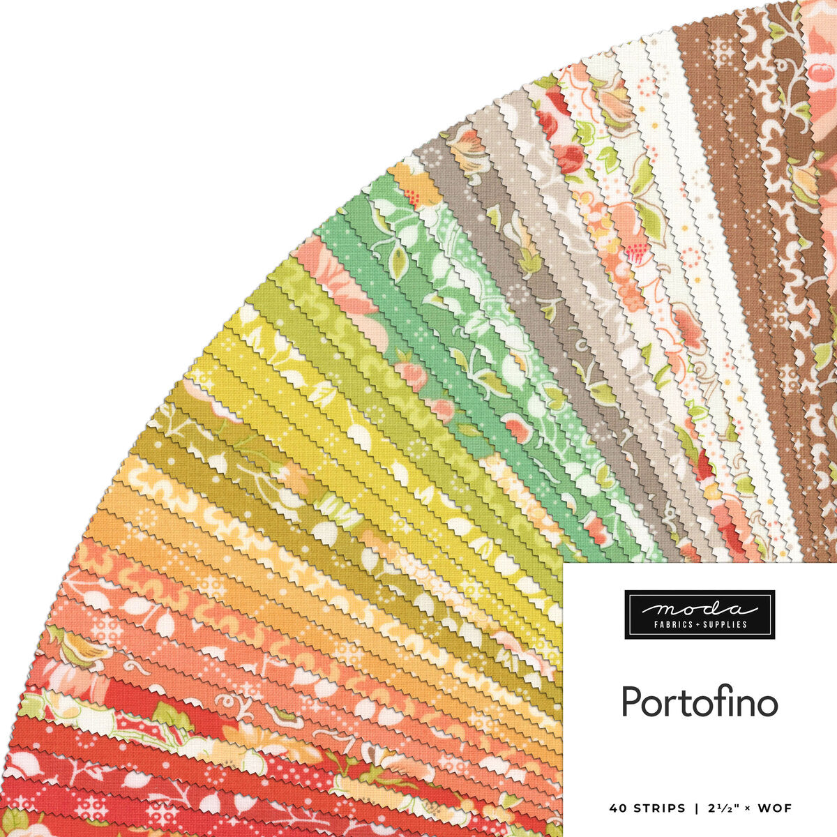 Portofino Jelly Roll by Fig Tree for Moda Fabrics