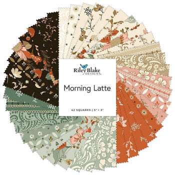 Morning Latte 10 inch stacker by Riley Blake Designs   10-16920-42