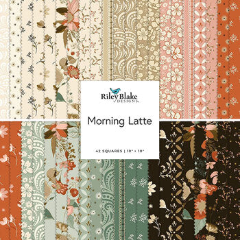 Morning Latte 10 inch stacker by Riley Blake Designs   10-16920-42
