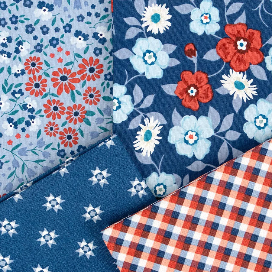 Star Light Front Porch Fat Quarter Bundle with Free Pattern Included